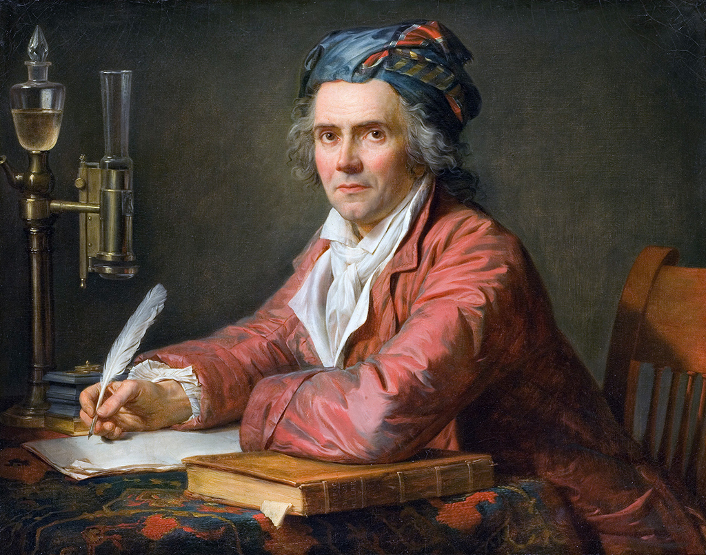 Portrait of Doctor Alphonse Leroy in Detail Jacques Louis David